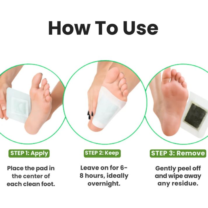 Herbal Detox Foot Patches | Restore Balance & Wellness