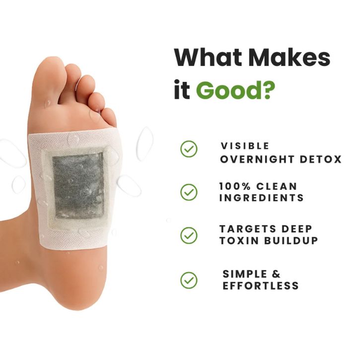 Herbal Detox Foot Patches | Restore Balance & Wellness