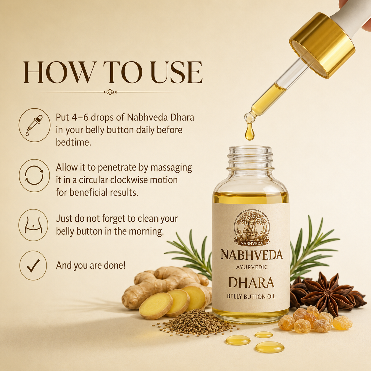 Dhara | Balanced Belly Button Oil