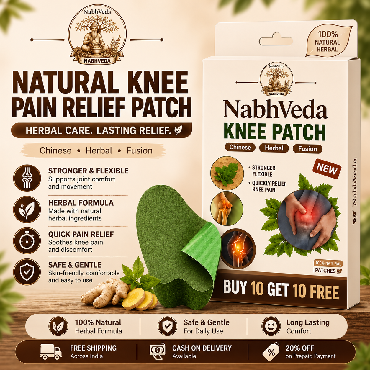 Herbal Knee Patch-Insta Pain Relief Patch